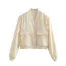 Jaqueta Cropped Vanessa M. de Mulher