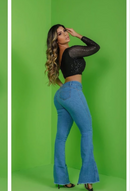 Calça Jeans Sarah M. de Mulher