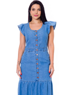 Vestido Jeans Cecilia M. de Mulher