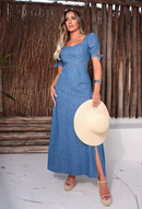 Vestido Jeans Caroline M. de Mulher