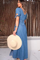 Vestido Jeans Caroline M. de Mulher