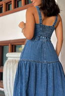 Vestido Jeans Esther M. de Mulher