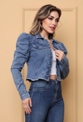 Jaqueta Jeans Jaqueline M. de Mulher