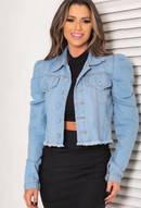 Jaqueta Jeans Jaqueline M. de Mulher