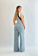 Macacão Jeans Juliana M. de Mulher