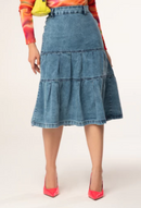 Saia Jeans Luana M. de Mulher