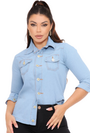 Camisa Jeans Sabrina M. de Mulher