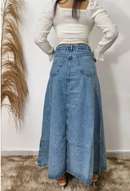 Saia Jeans Fernanda M. de Mulher