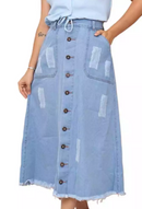 Saia Jeans Tatiane M. de Mulher