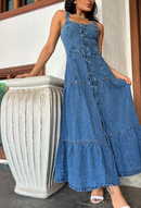 Vestido Jeans Esther M. de Mulher