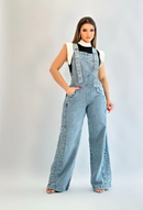 Macacão Jeans Juliana M. de Mulher
