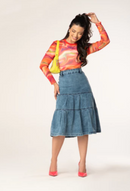 Saia Jeans Luana M. de Mulher
