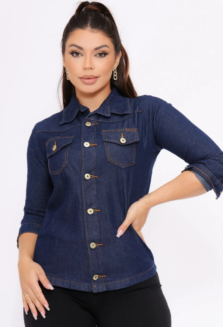 Camisa Jeans Sabrina M. de Mulher