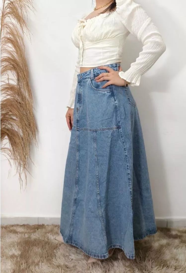 Saia Jeans Fernanda M. de Mulher
