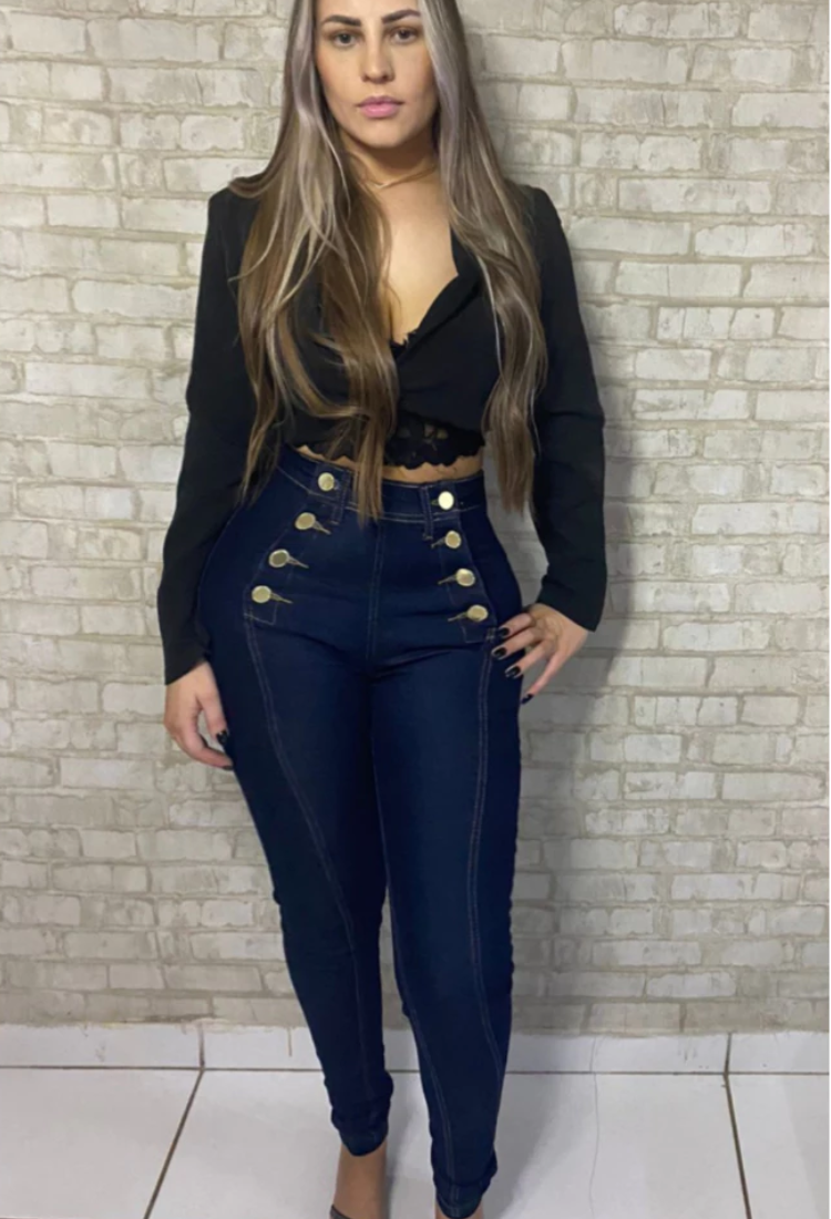 Calça Jeans Helen M. de Mulher