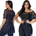 Blusa Tule Fitness Respirável