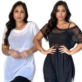 Blusa Tule Fitness Respirável