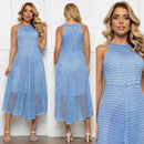 Vestido Crochê Luxo Feminino