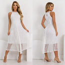 Vestido Crochê Luxo Feminino