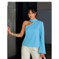 Blusa Feminina Assimétrica