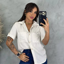 Camisa Feminina Listrada