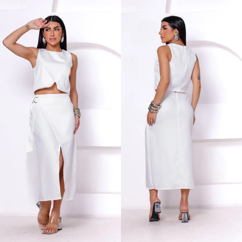 Conjunto Social Feminino Verão