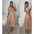Vestido Mídi Floral Romântico