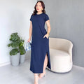 Vestido de Algodão com Bolsos